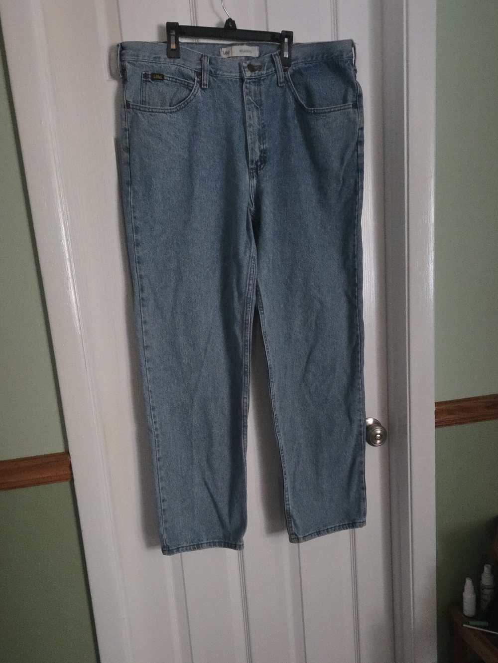Lee Men's Light Blue Straight Leg Jeans